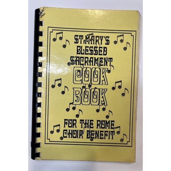 Unbranded Other - Vintage St. Mary’s Blessed Sacrament Cook Book – Choir Benefit 1988–89